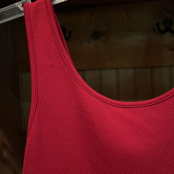 NWOT Medium A line maroon dress - Picture 3 of 7